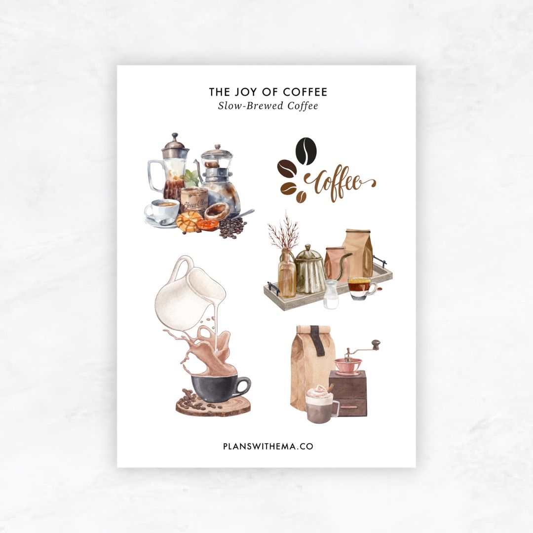 The Joy of Coffee | Planner Stickers