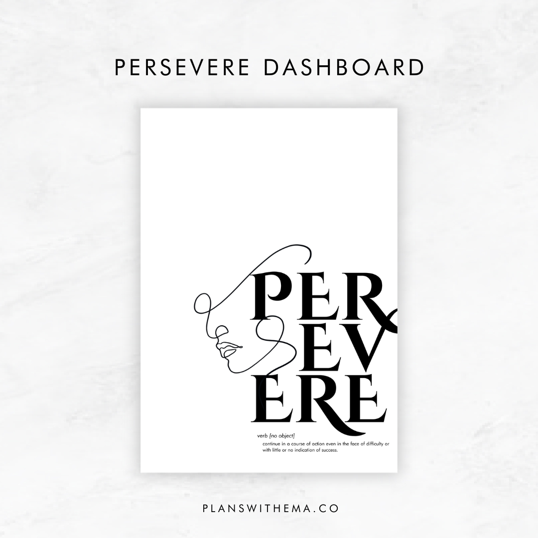 Persevere | Planner Dashboard