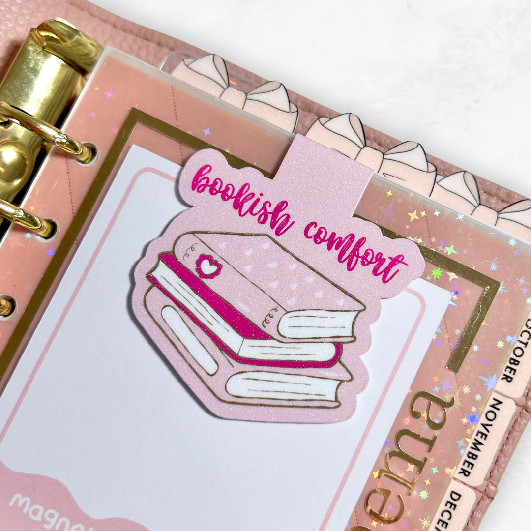 Bookish Comfort | Magnetic Bookmark