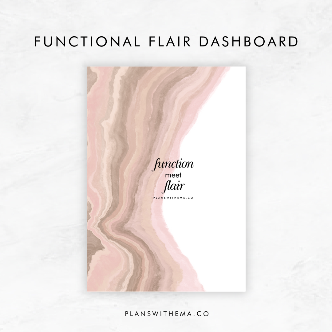 Functional Flair | Planner Dashboard