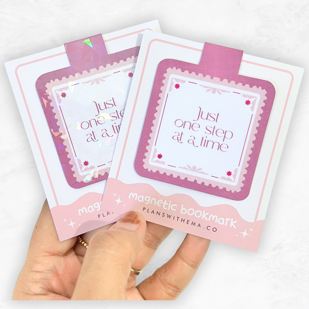 One Step at a Time | Magnetic Bookmark