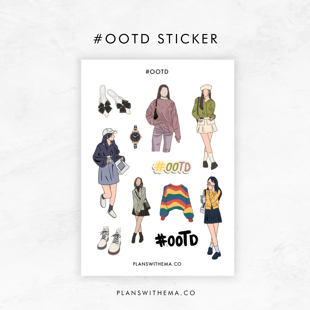 #OOTD | Planner Sticker