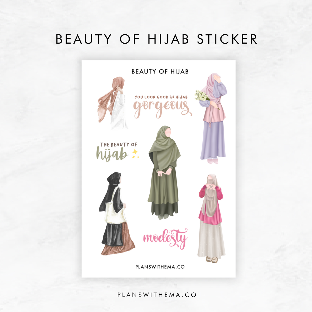 Beauty of Hijab | Planner Sticker