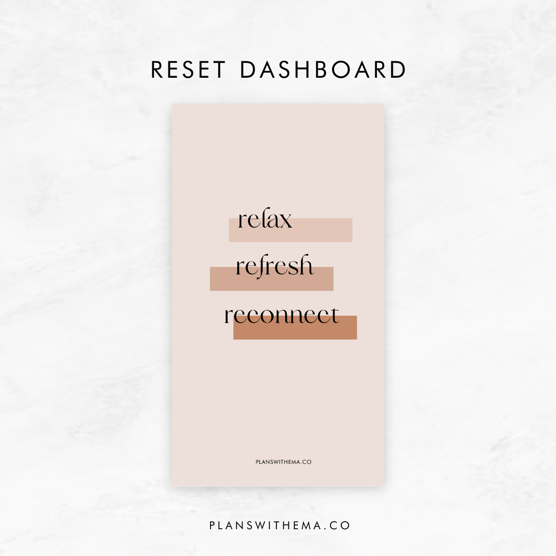 Reset | Planner Dashboard