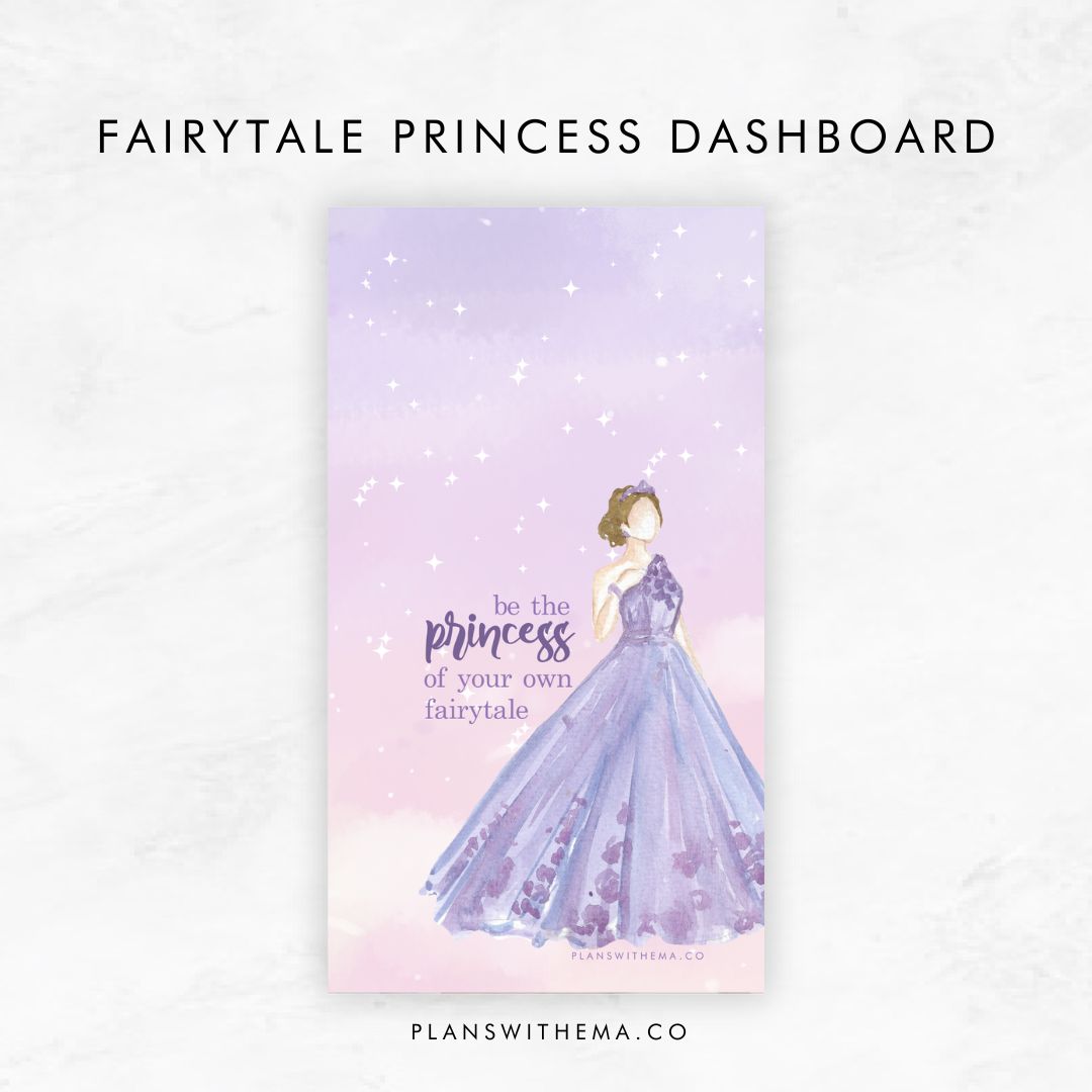 Fairytale Princess | Planner Dashboard