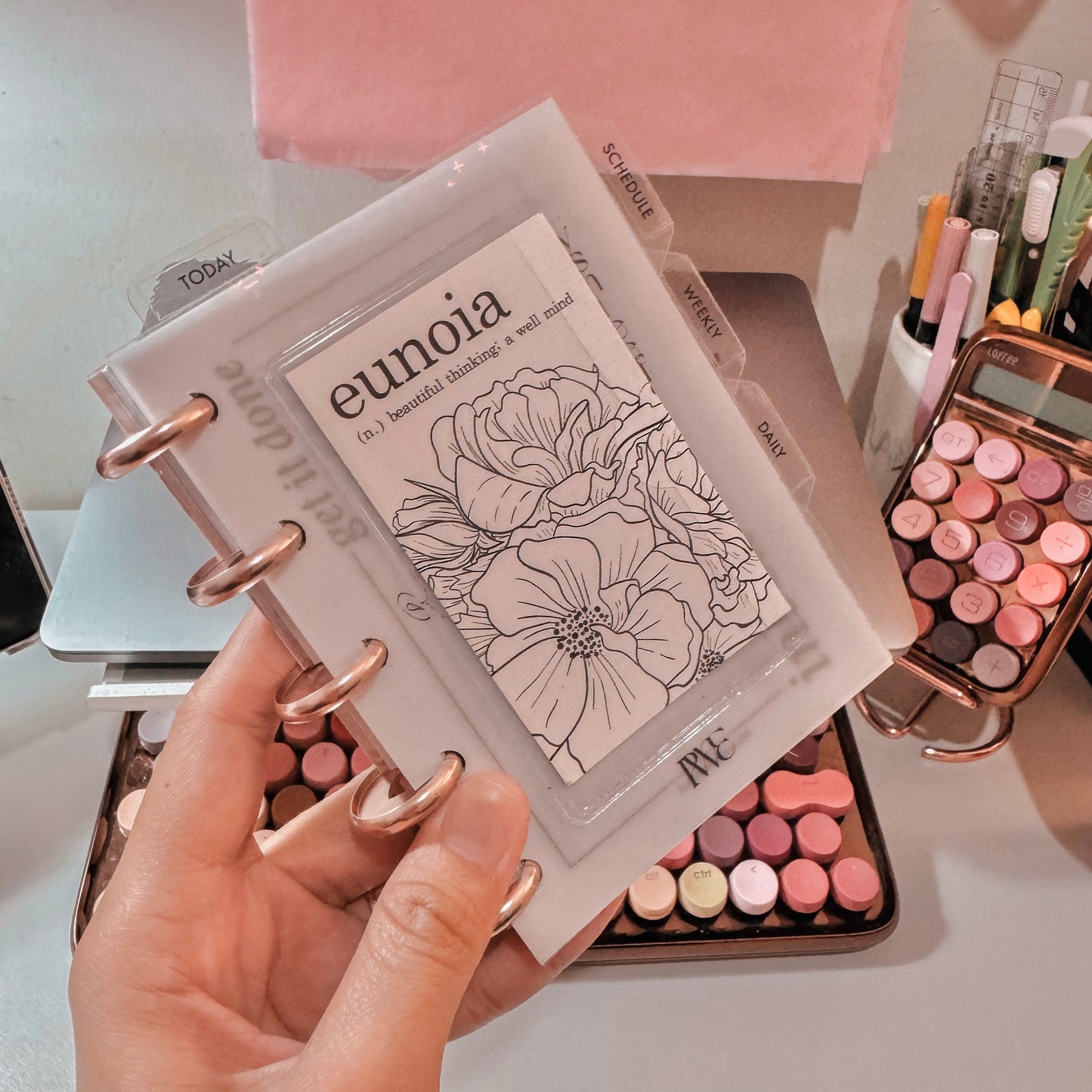 Adhesive Card Pouch | Planner Accessories