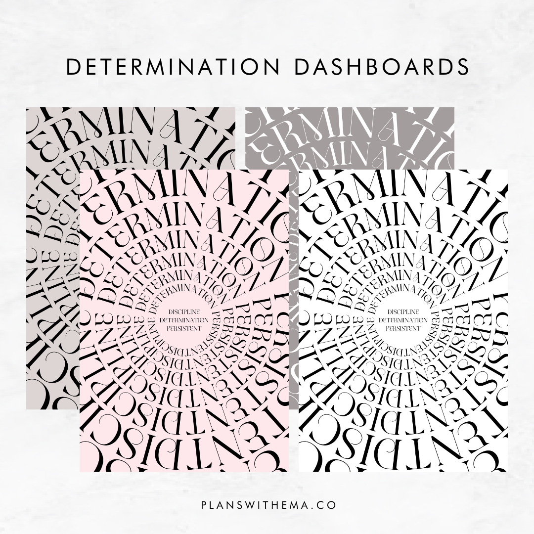 Determination Dashboard | Printable