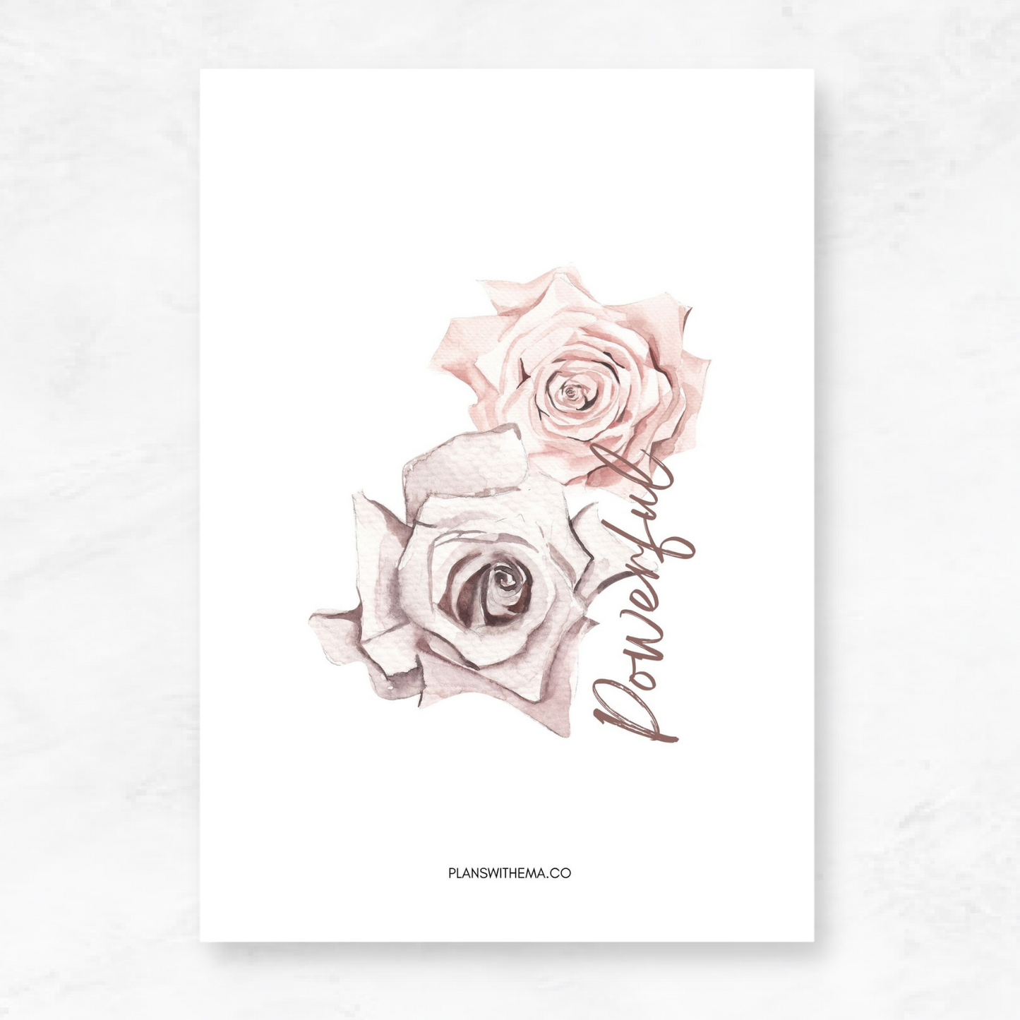 Affirmation Words | Planner Dashboard