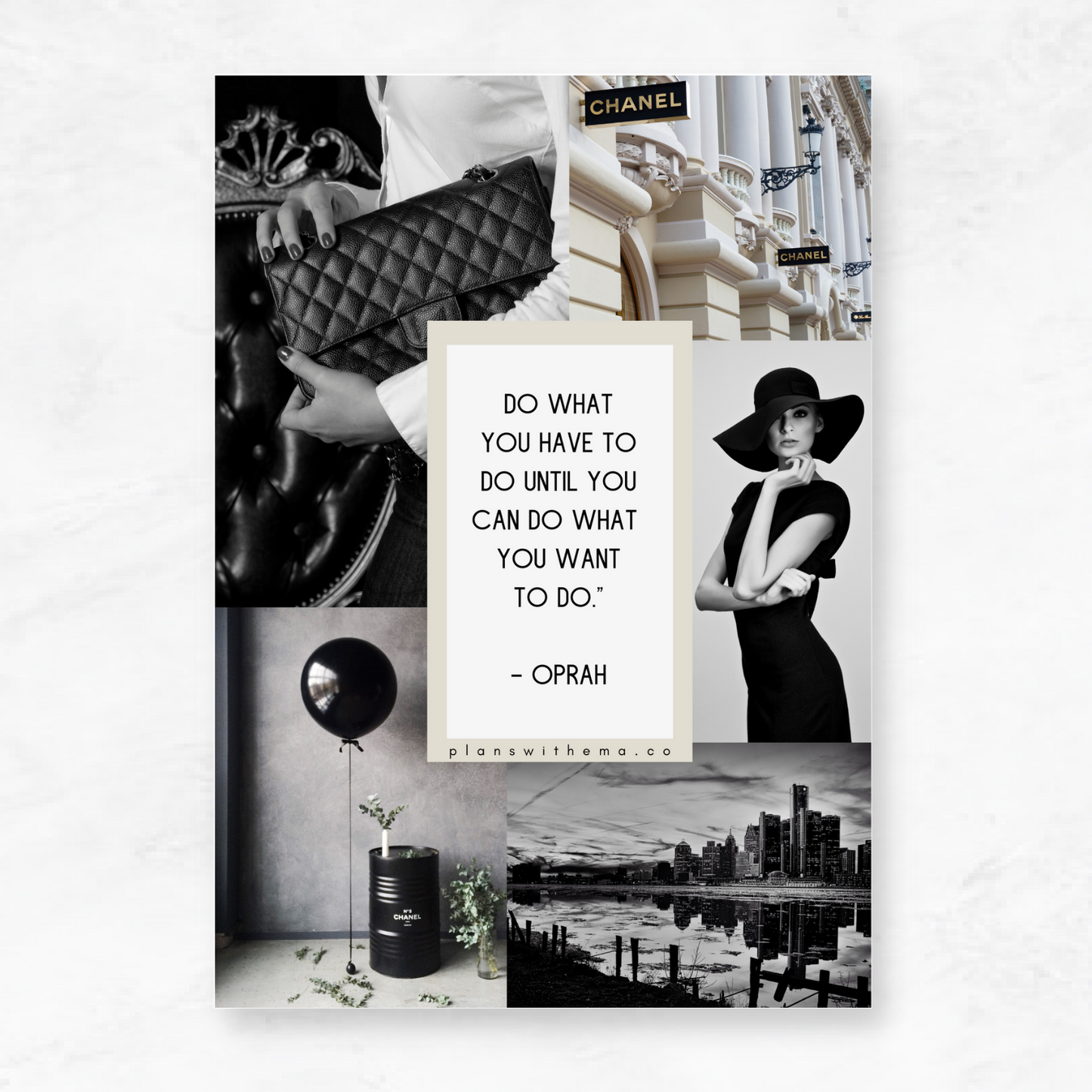 Black Elegance | Planner Dashboard