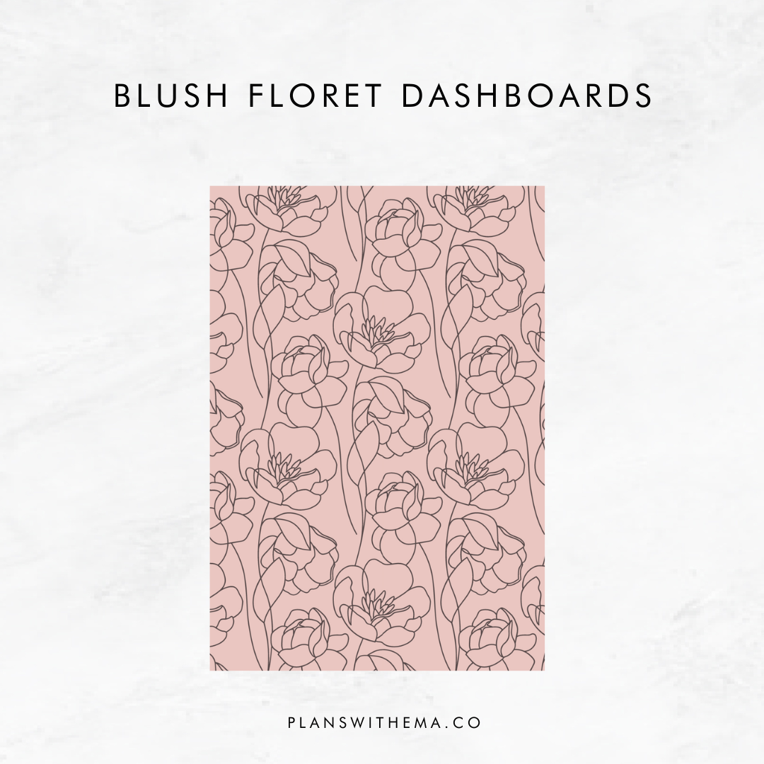 Blush Floret | Planner Dashboard