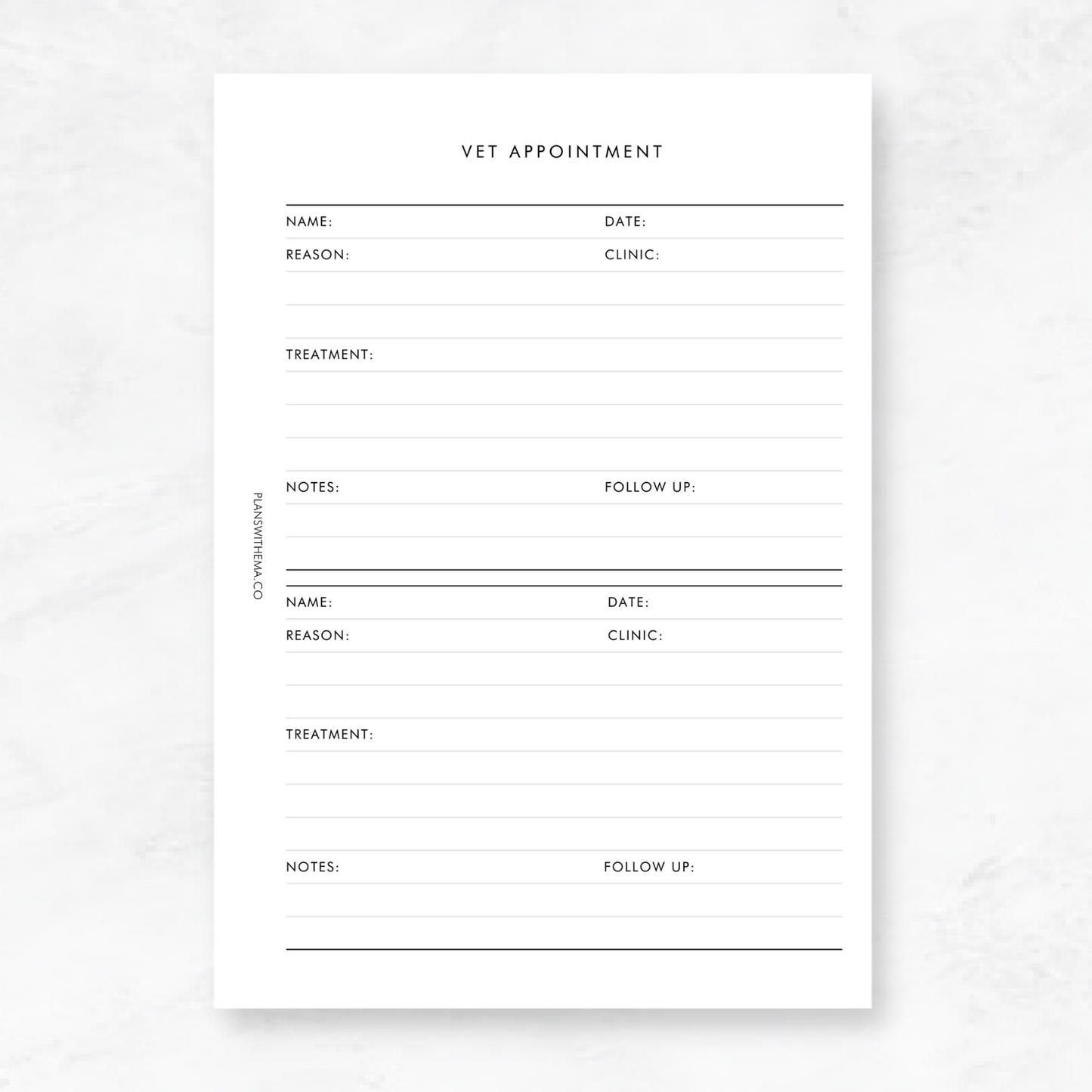 Pet Bundle | Planner Inserts