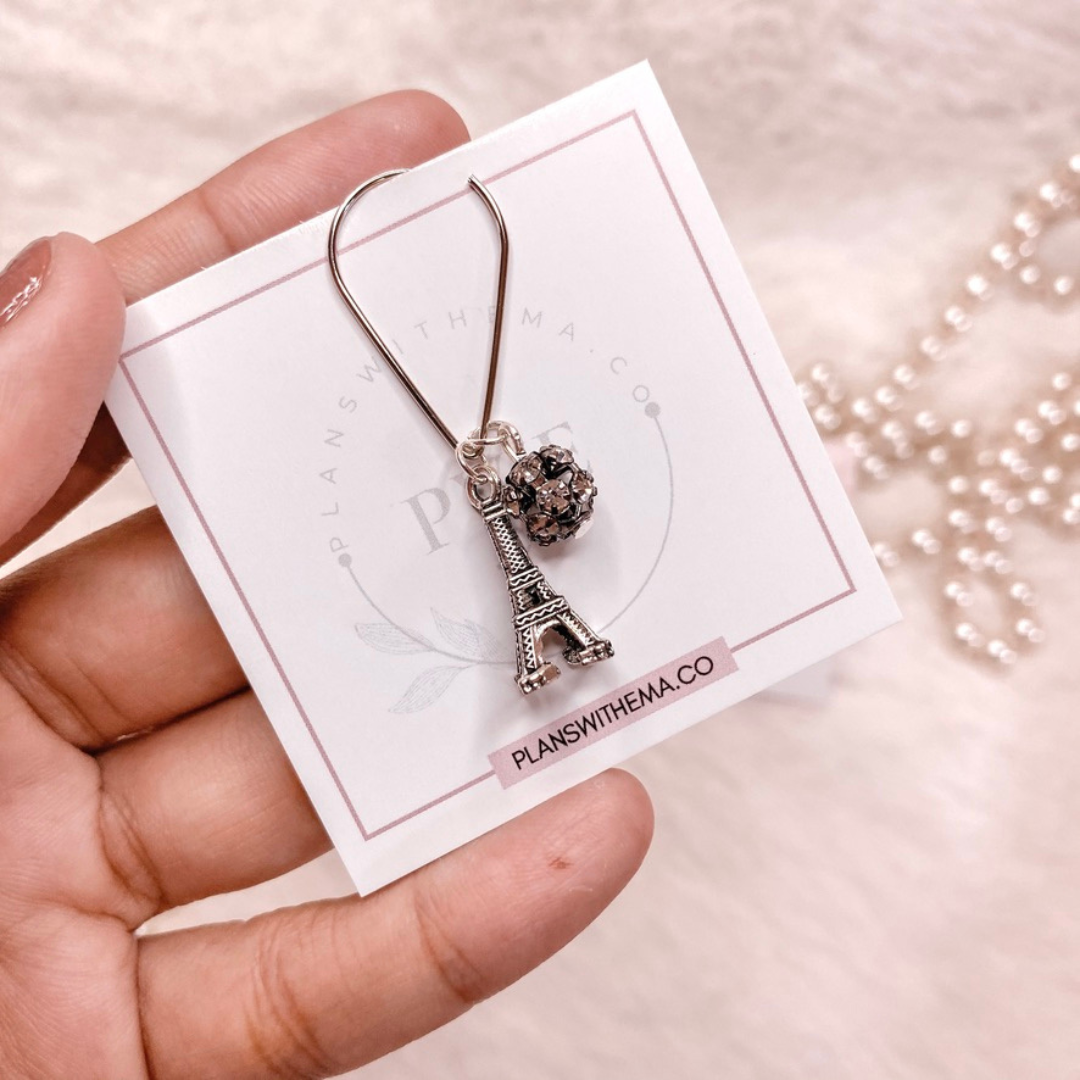 Eiffel Tower Paper Clips | Planner Charm
