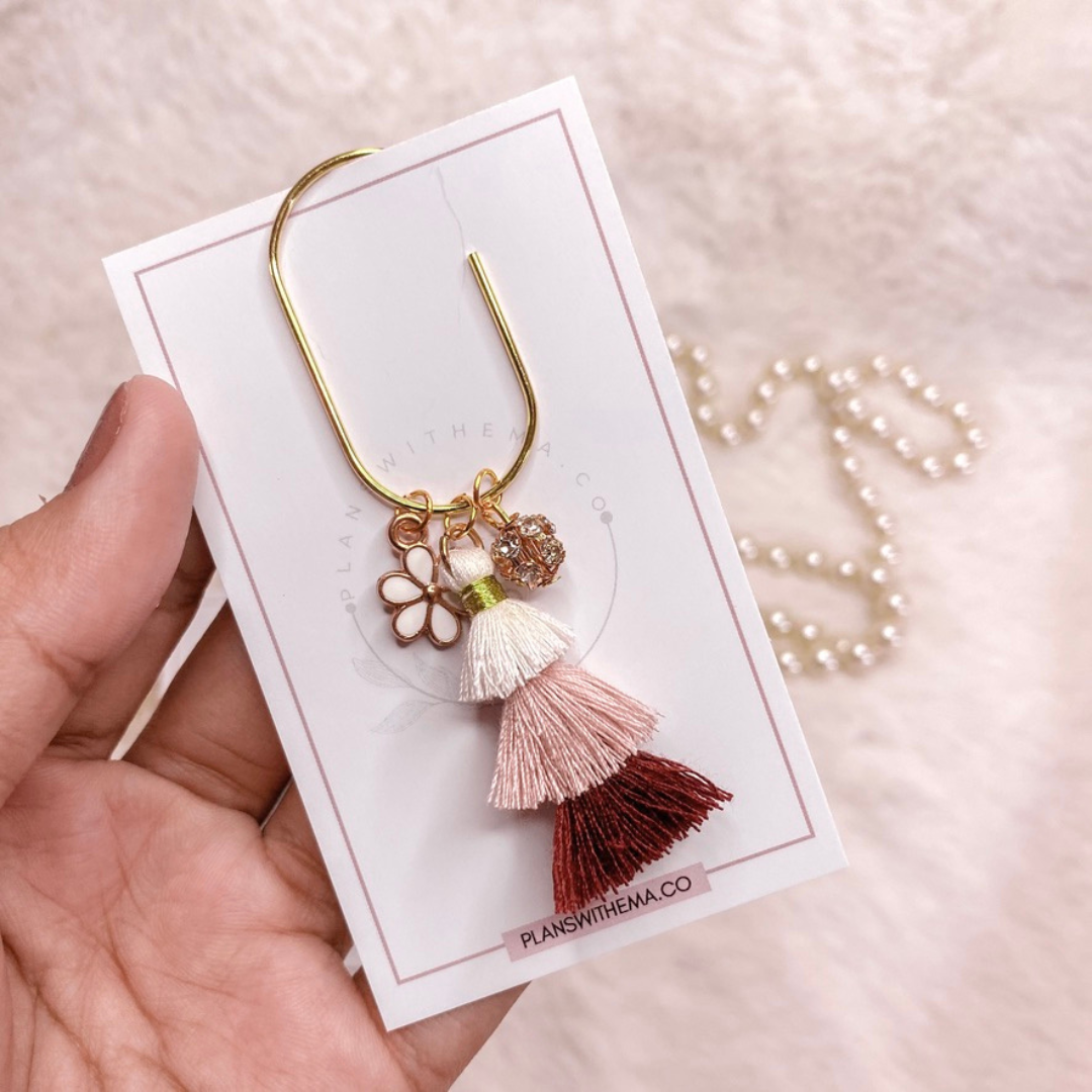 Tassel Paper Clip | Planner Charm
