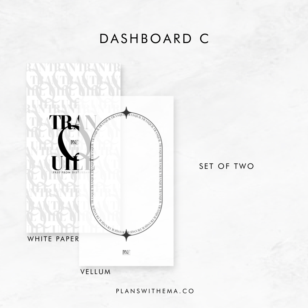 Tranquil | Planner Dashboard