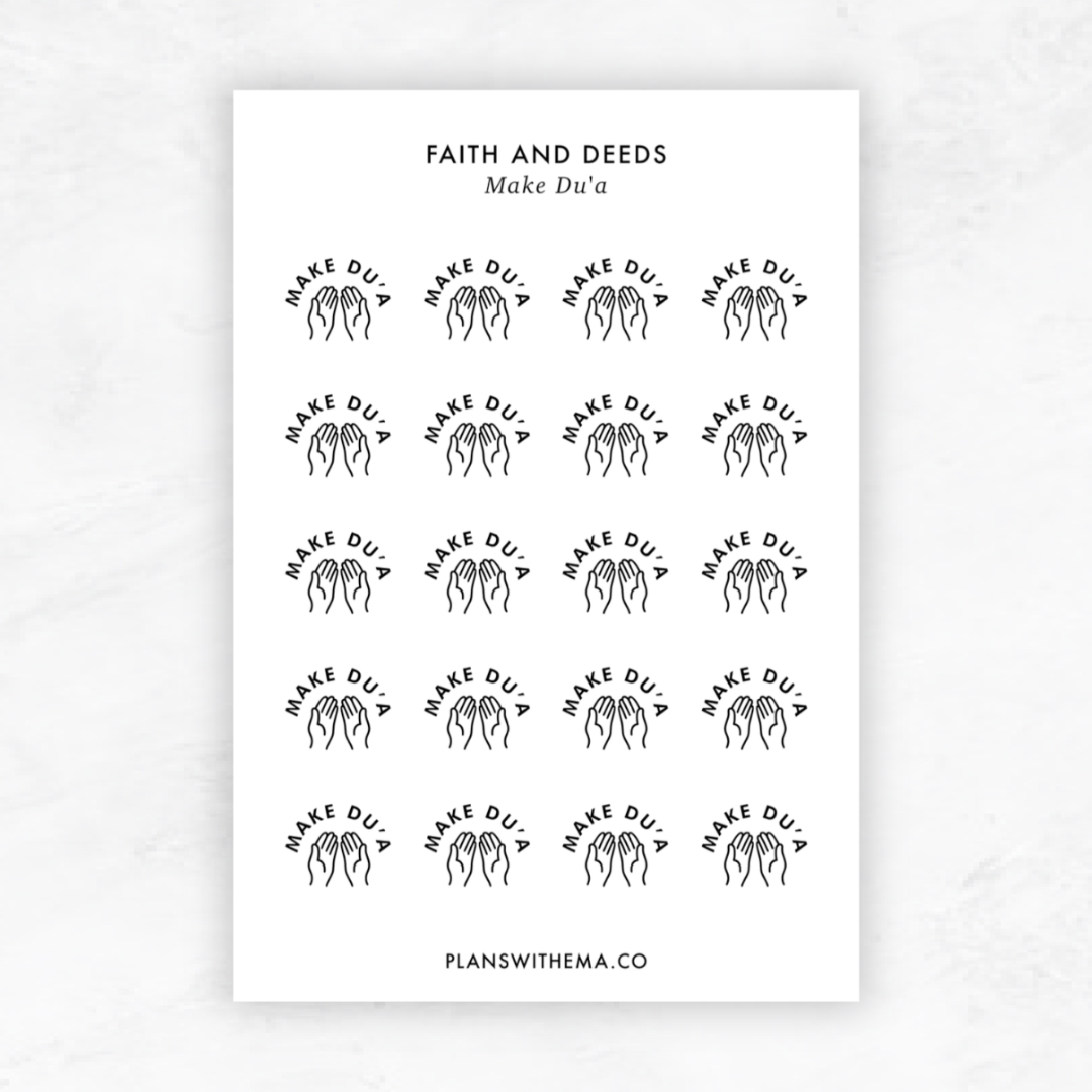 Faith and Deed | Planner Stickers