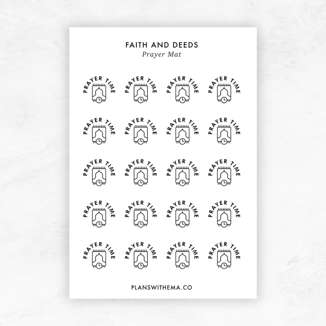 Faith and Deed | Planner Stickers