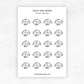 Faith and Deed | Planner Stickers