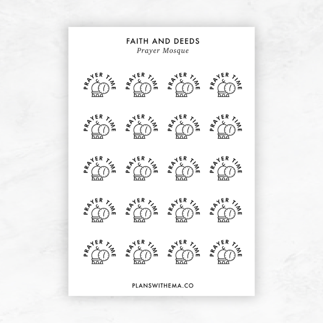 Faith and Deed | Planner Stickers