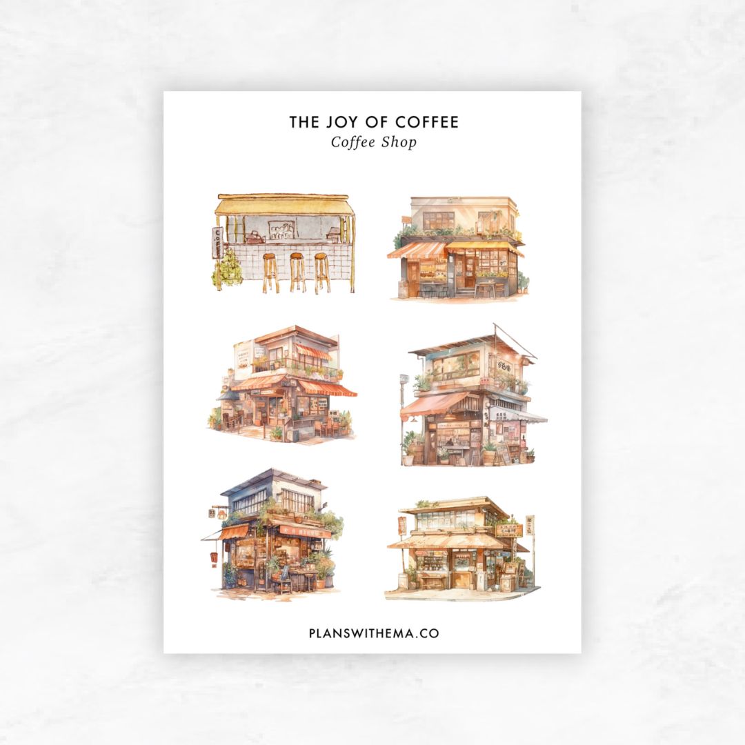 The Joy of Coffee | Planner Stickers