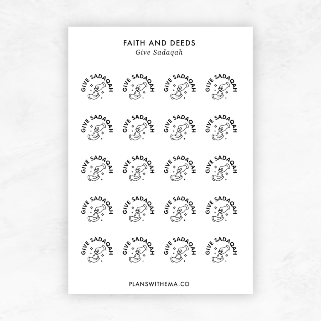 Faith and Deed | Planner Stickers