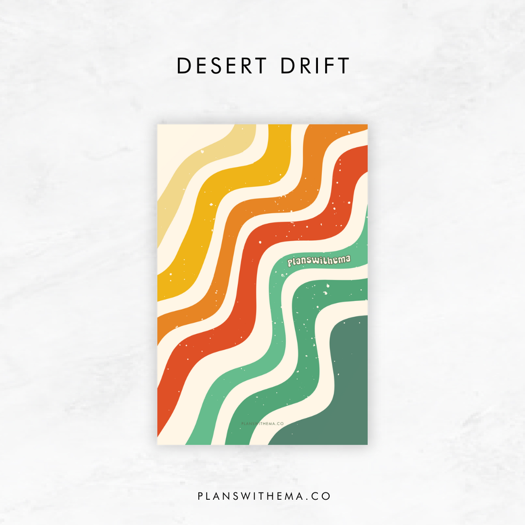 Retro Waves | Planner PVC Dashboard