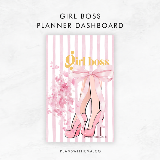 Girl Boss | Planner Dashboard