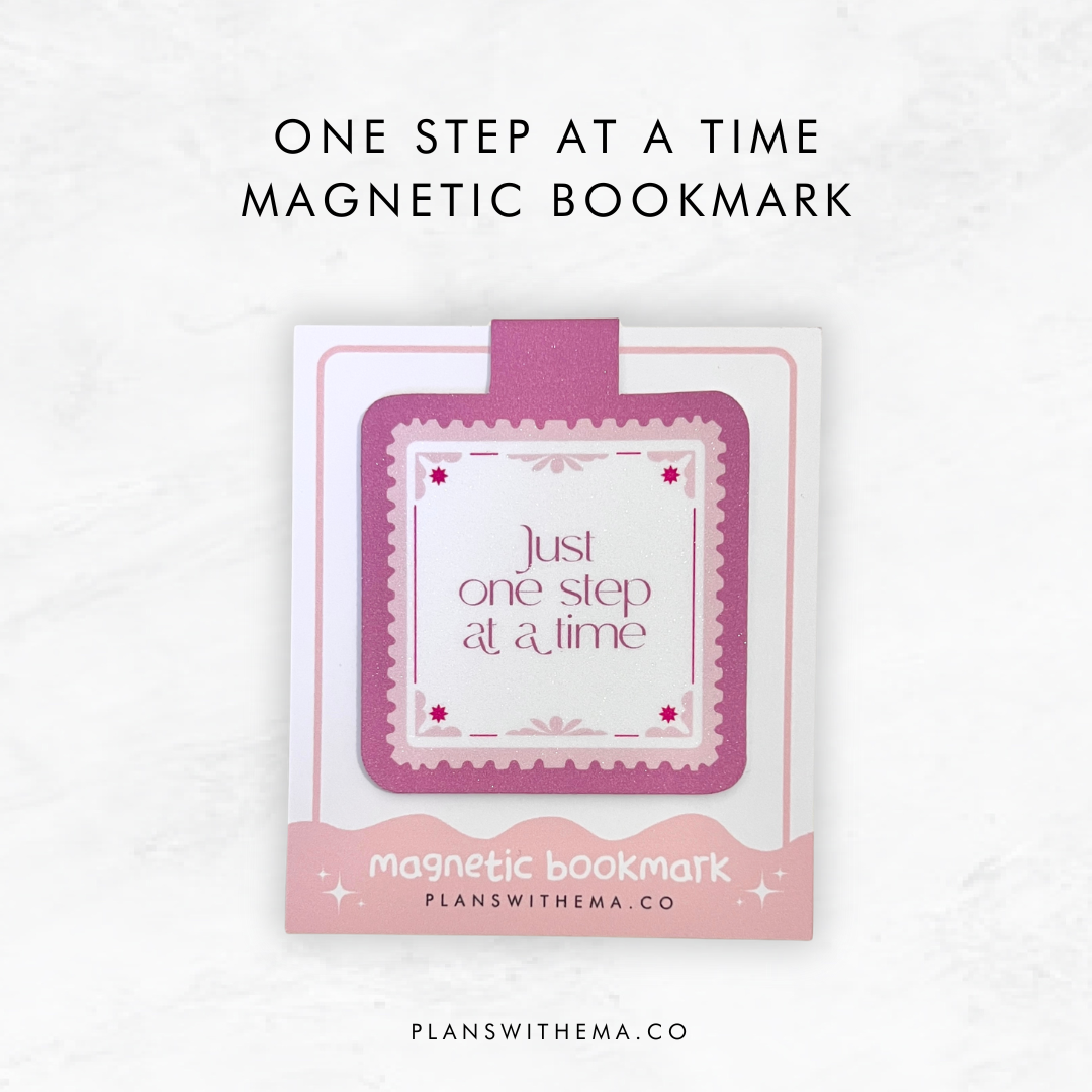 One Step at a Time | Magnetic Bookmark