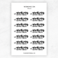 Working On | Planner Sticker