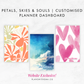 Petals, Skies & Souls | Planner PVC Dashboard