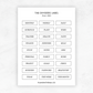 Transparent Tab Divider Label | Planner Stickers