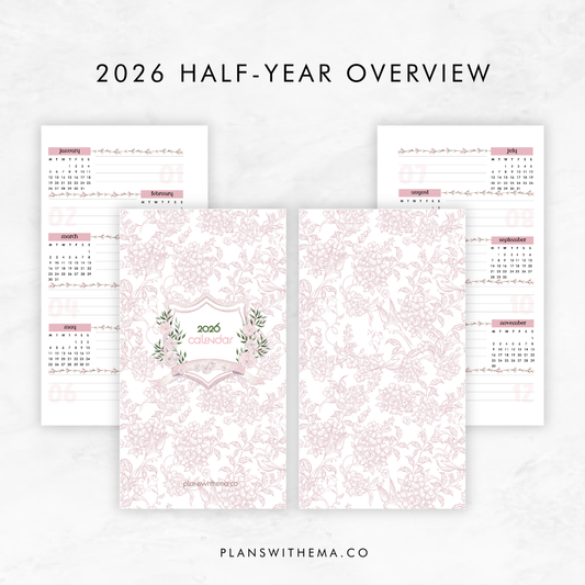 2026 Calendar | Half-Year Overview