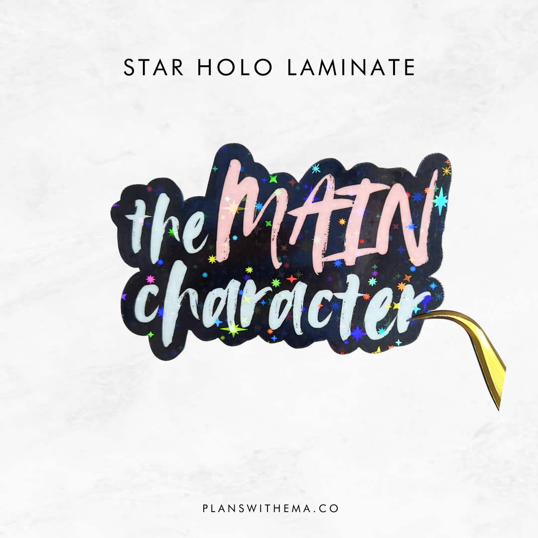 The Main Character - Die Cut | Planner Sticker