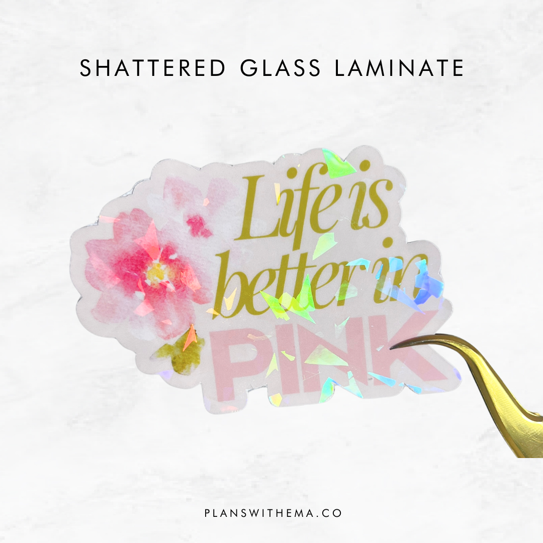 Better In Pink- Die Cut | Planner Sticker