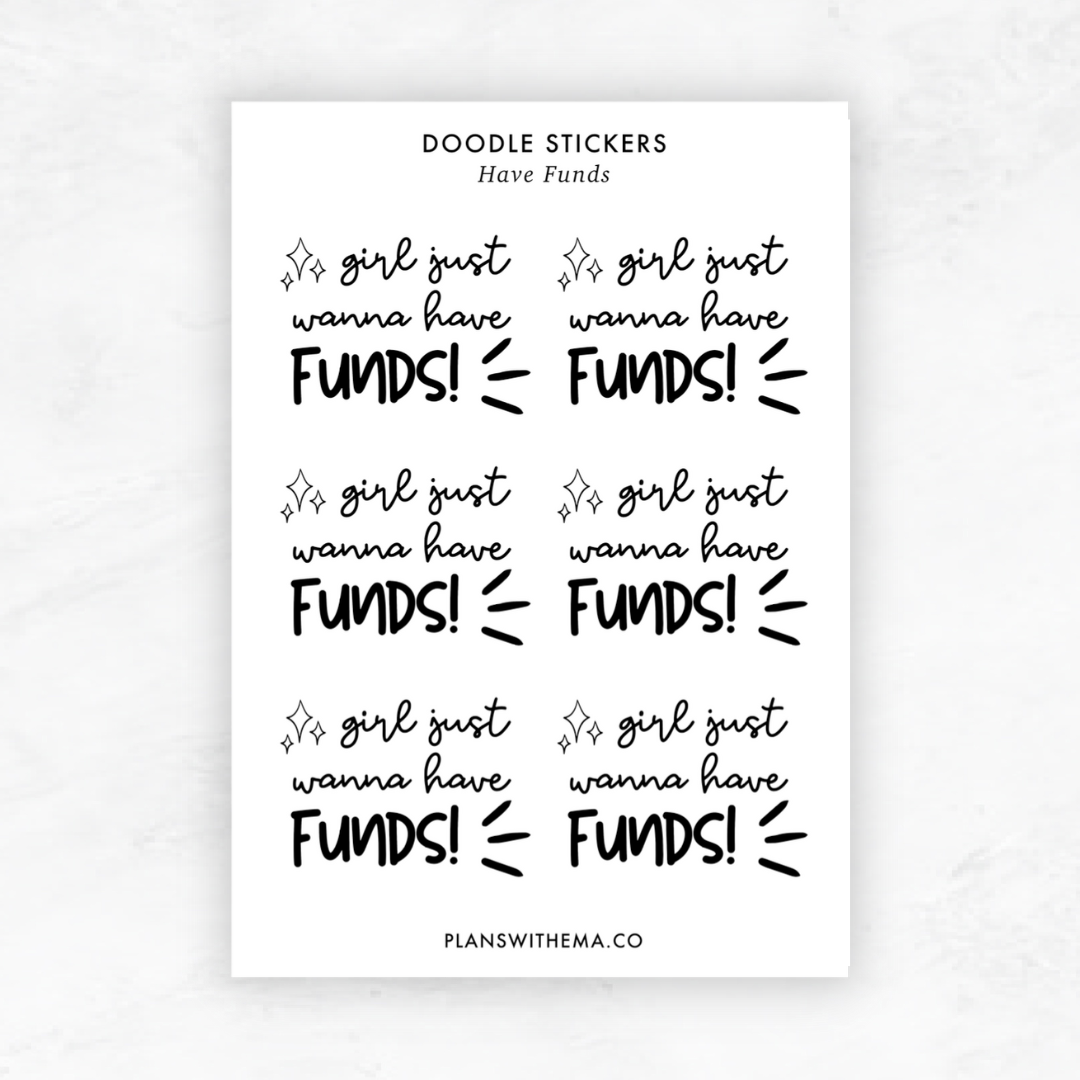 Doodle | Planner Stickers