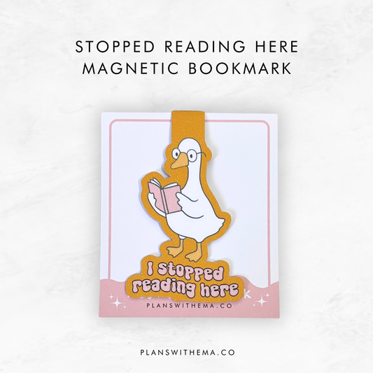 Stopped Reading Here | Magnetic Bookmark