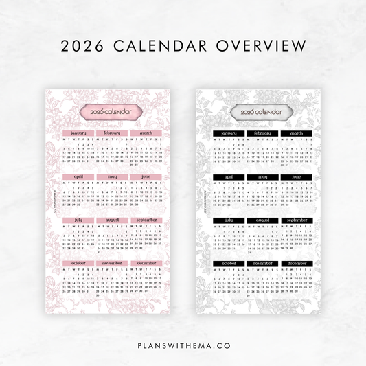 2026 Calendar | Yearly Overview