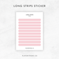 Long Strips | Planner Stickers