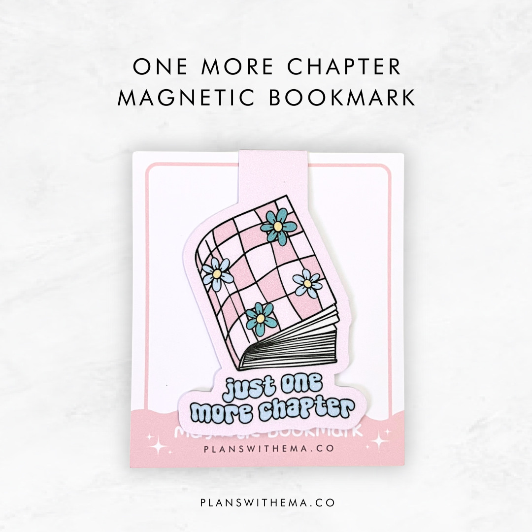 One More Chapter | Magnetic Bookmark