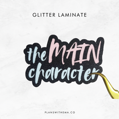 The Main Character - Die Cut | Planner Sticker