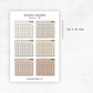 Monthly Trackers | Planner Stickers