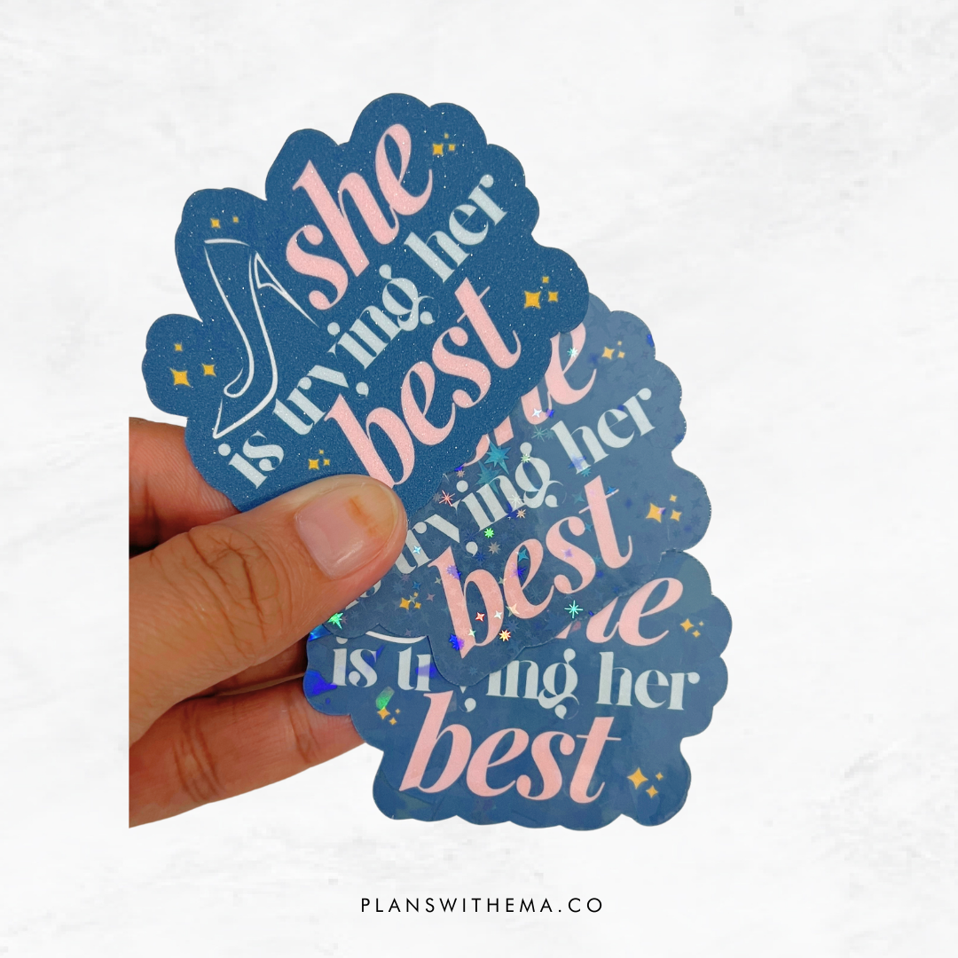 Her Best - Die Cut | Planner Sticker