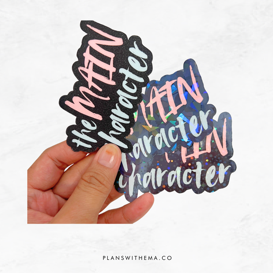 The Main Character - Die Cut | Planner Sticker
