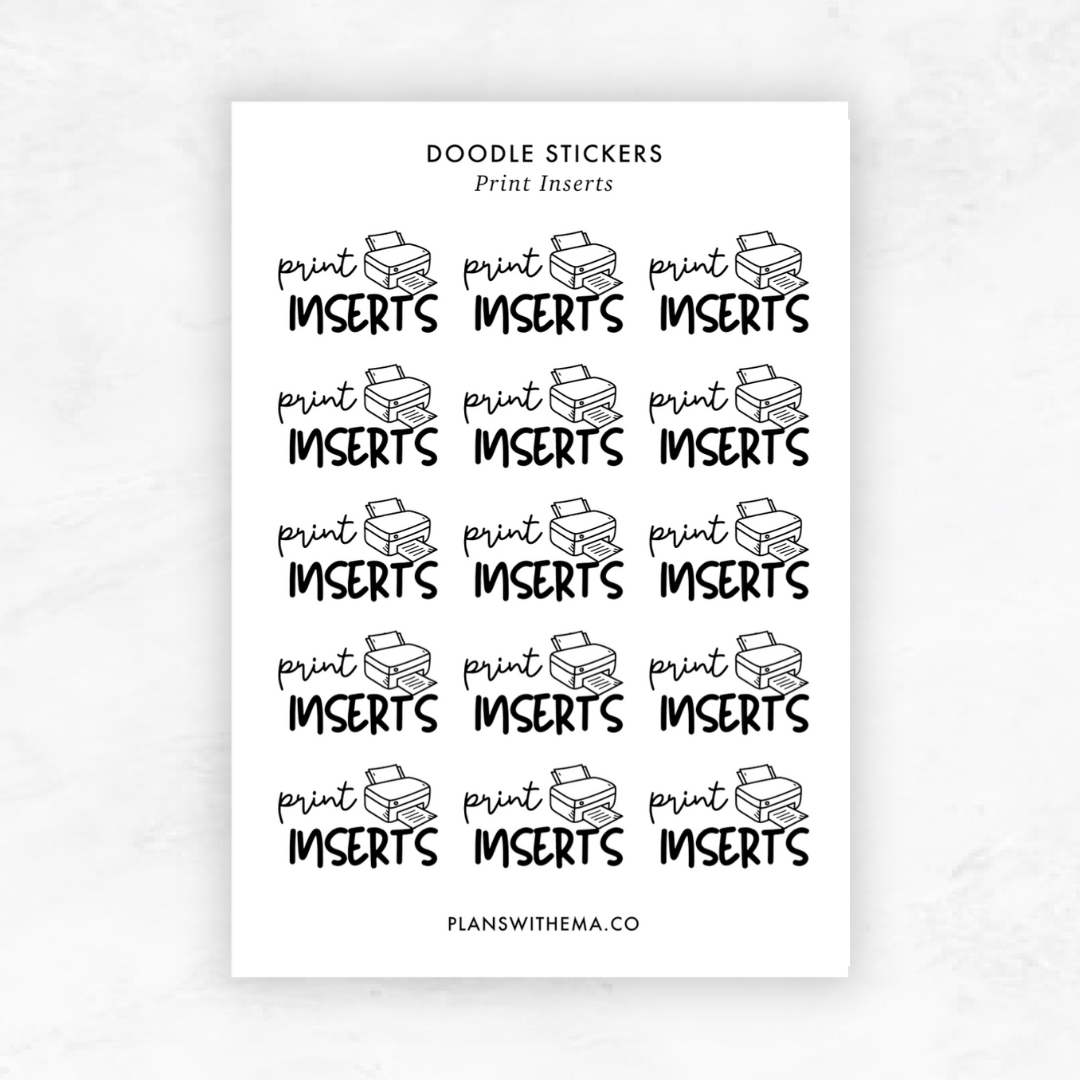 Doodle | Planner Stickers
