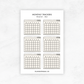 Monthly Trackers | Planner Stickers