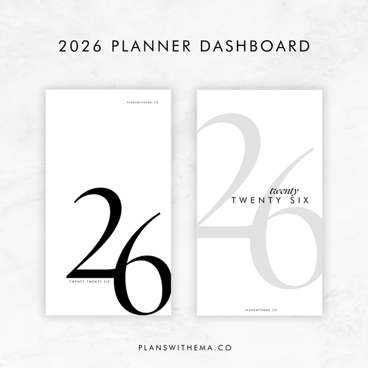 2026 | Planner Dashboards