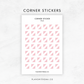 Corner | Planner Sticker
