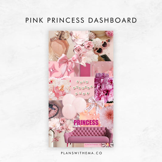 Pink Princess | Planner Dashboard
