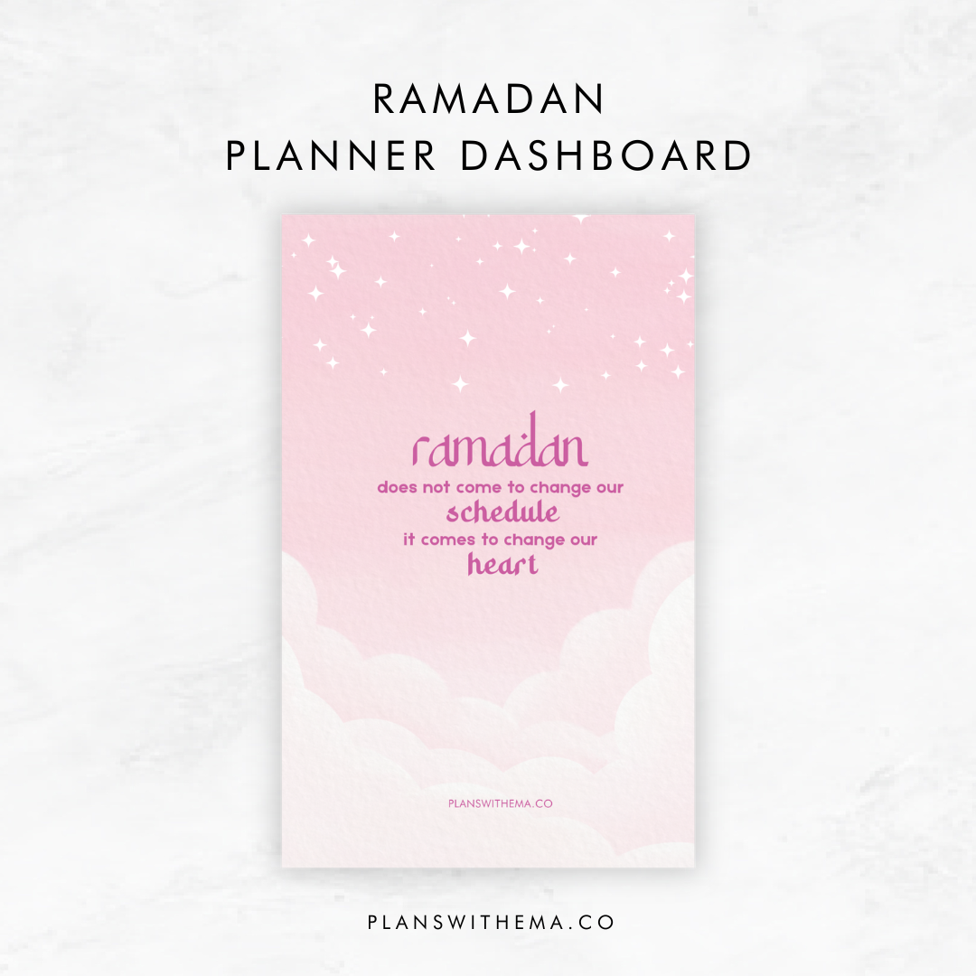 Ramadan | Planner Dashboard