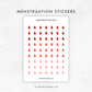 Menstruation | Planner Stickers