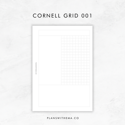 Cornell Notes | Planner Inserts